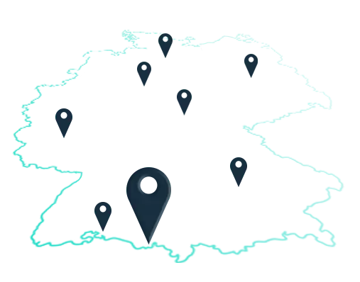 dtm group Standorte in Deutschland